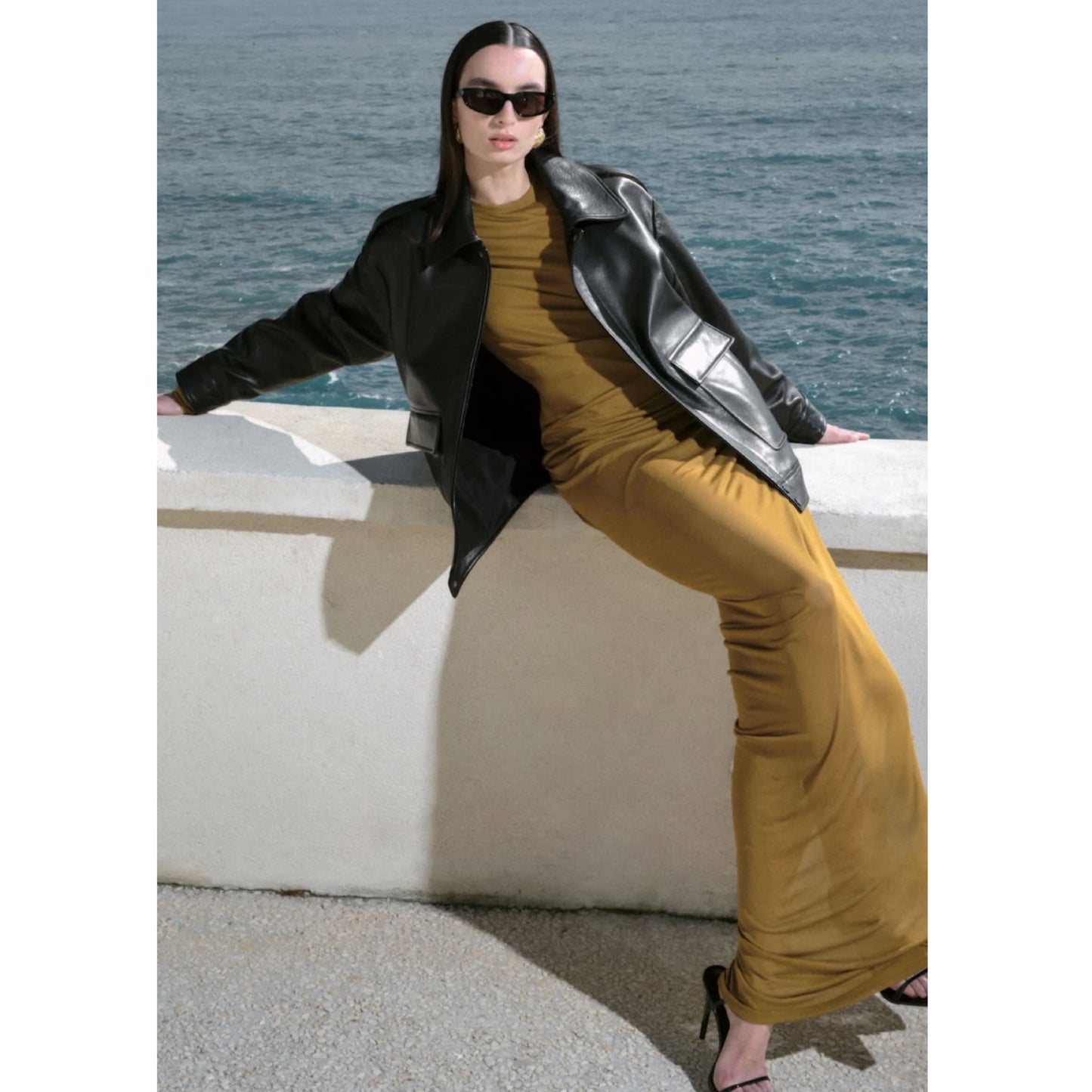 Nour Hammour Leather Jacket