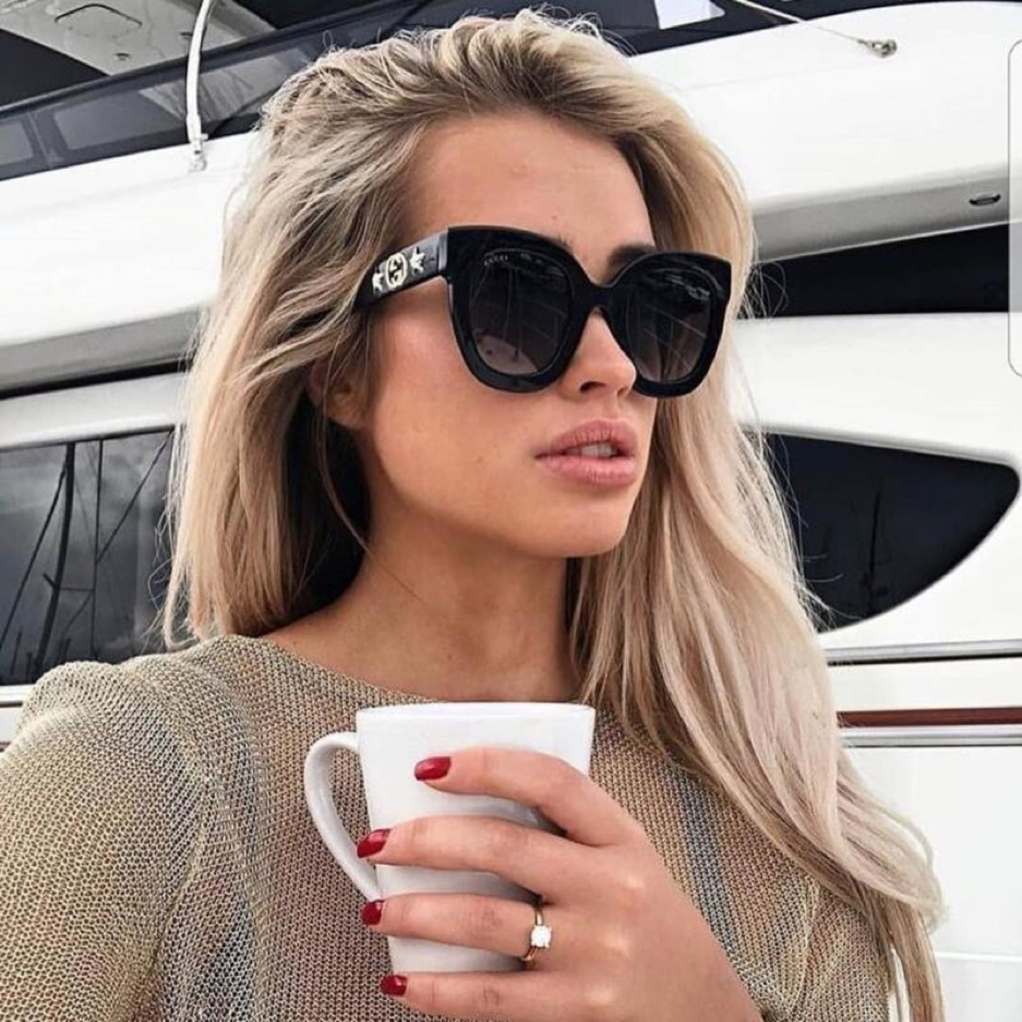 Gucci Oversized Sunglasses