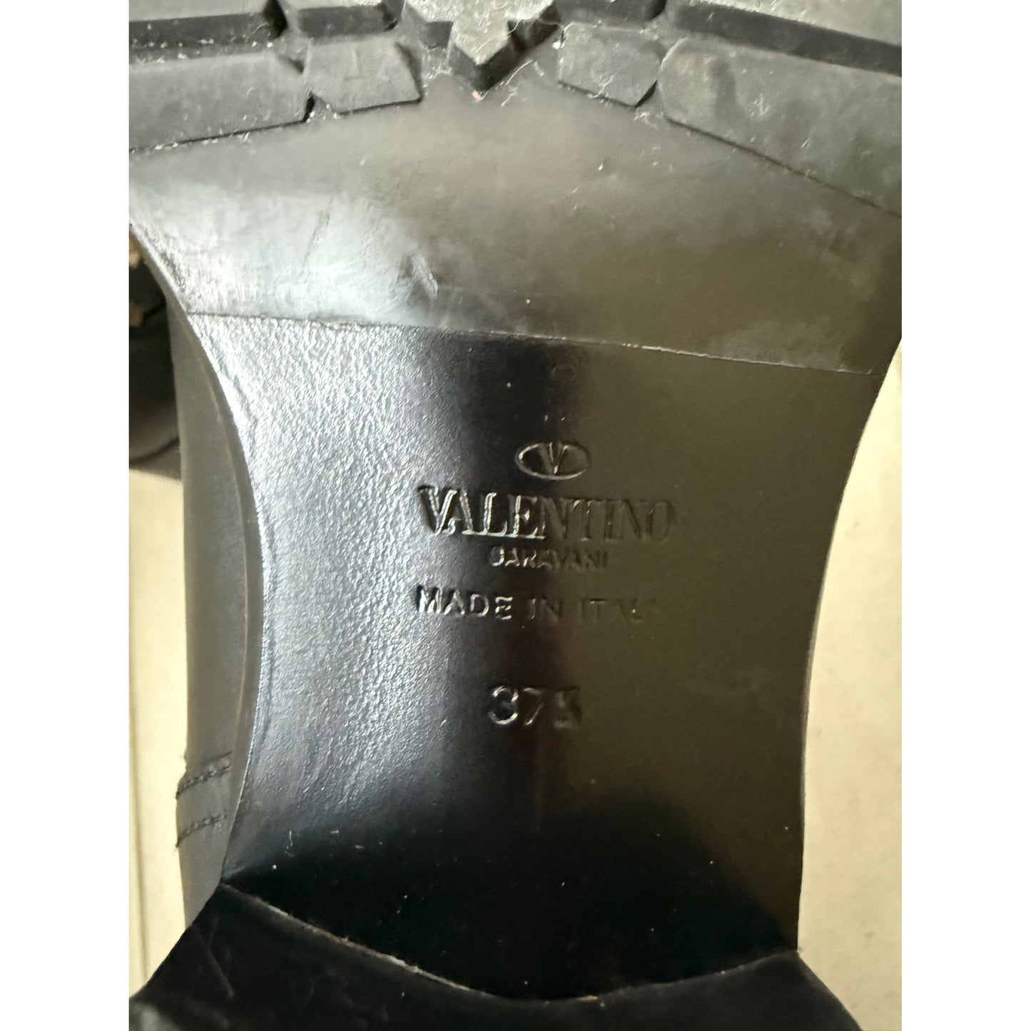 Valentino Rockstud Biker Boots