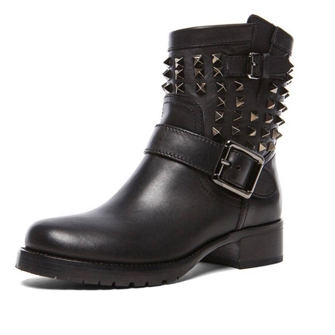 Valentino Rockstud Biker Boots