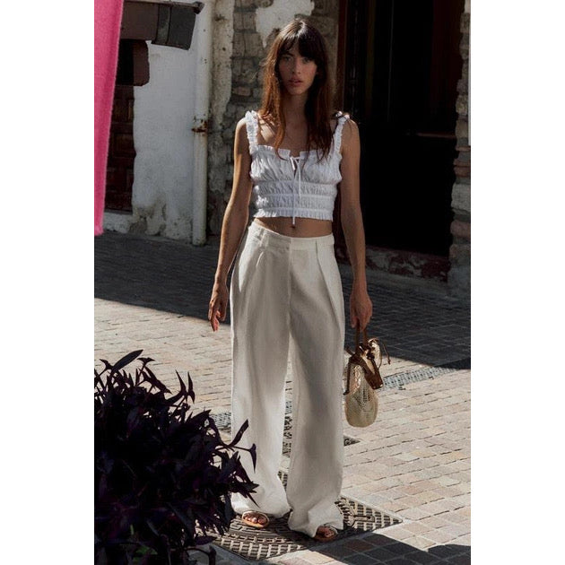 Zara Cream Trousers