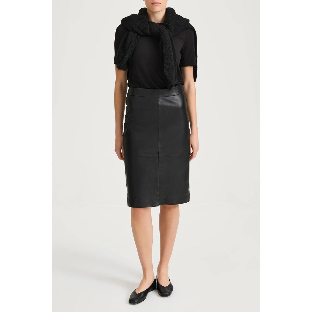 Bod & Christensen Leather Skirt