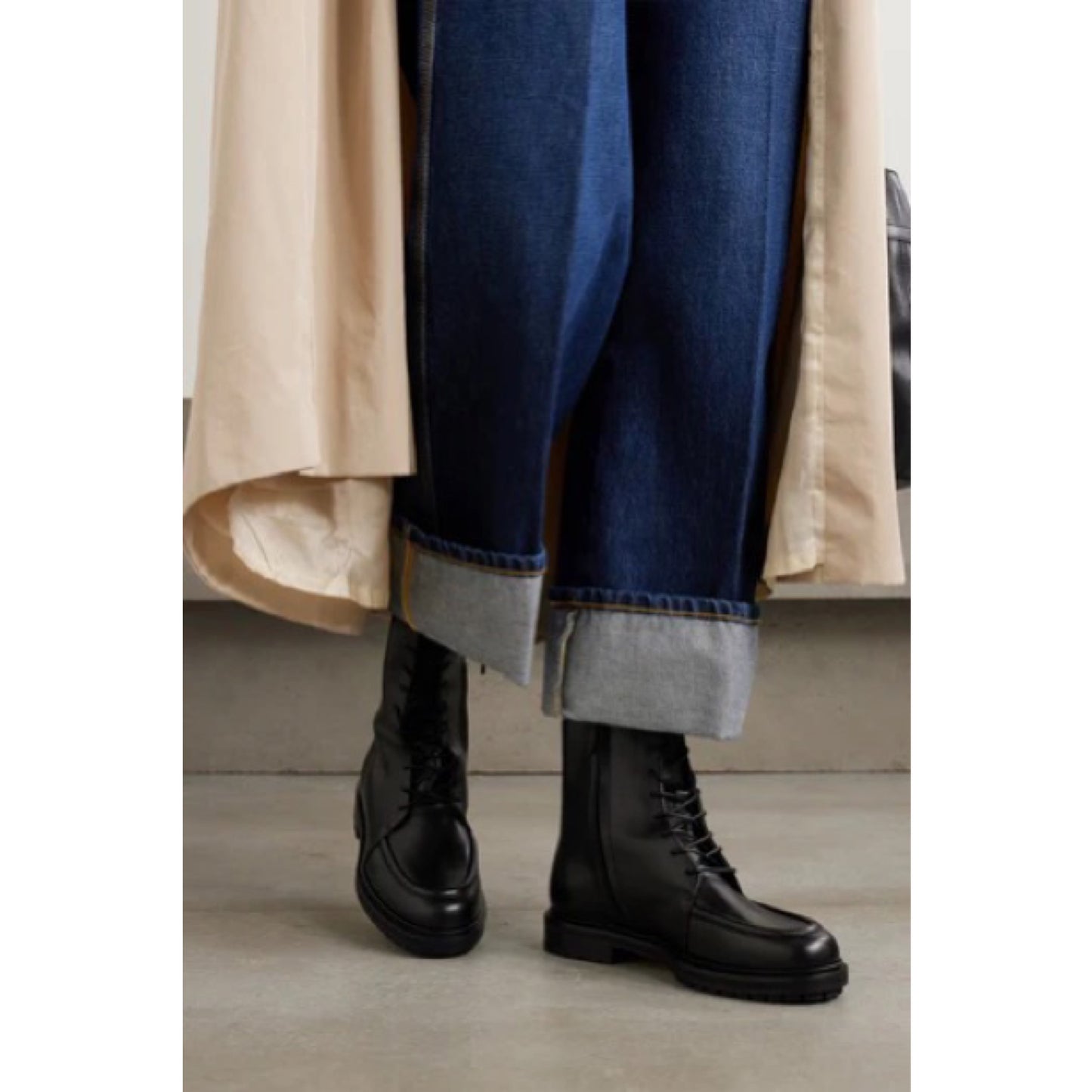 Aeyde Black Leather Boots