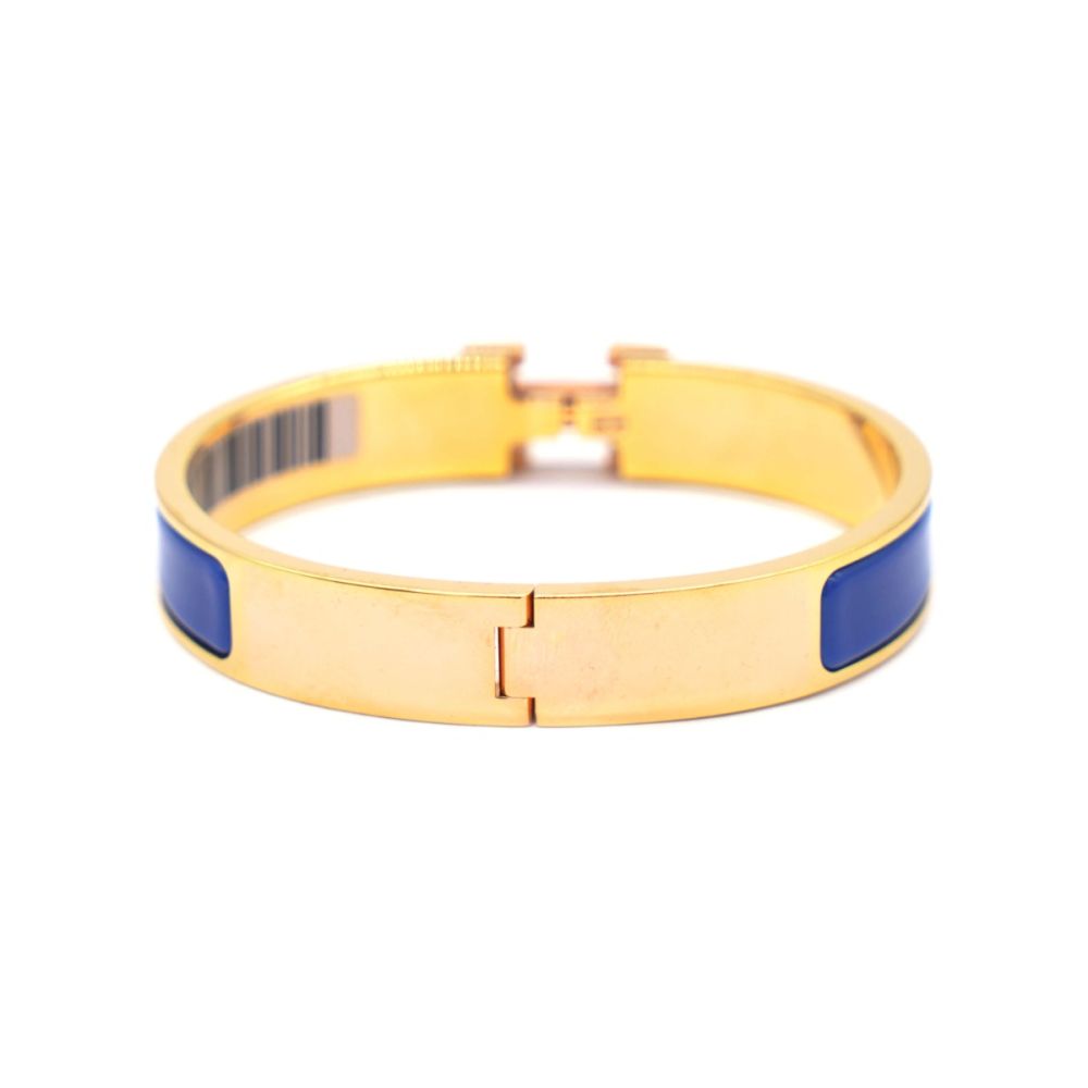 Hermes Blue Click H Bracelet