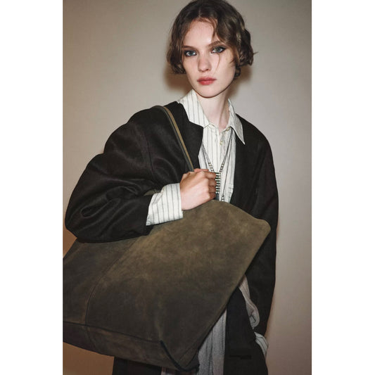 Zara Collection Suede Shopper