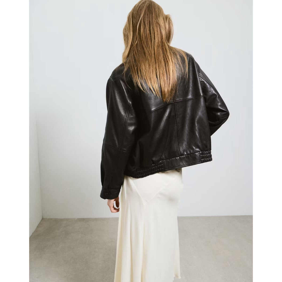 Mango Leather Jacket