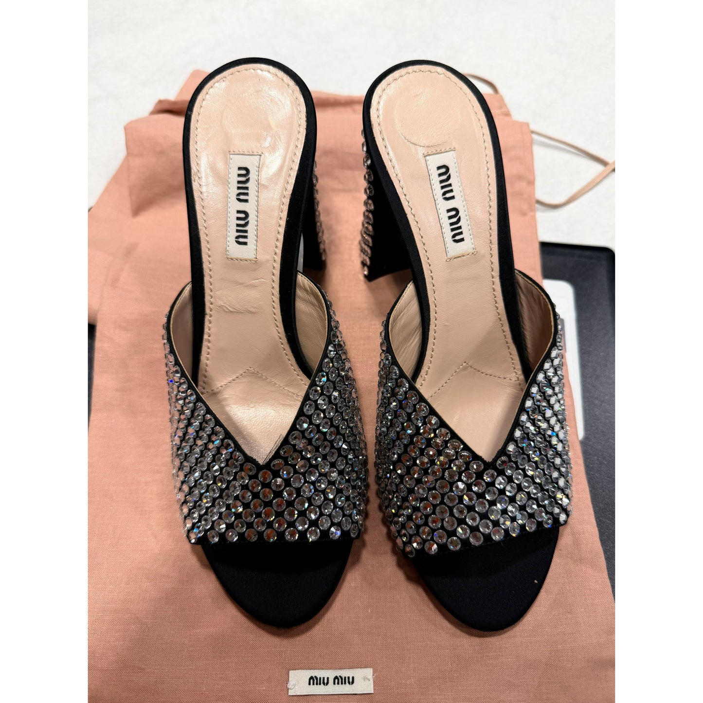 Miu Miu Embellished Heels