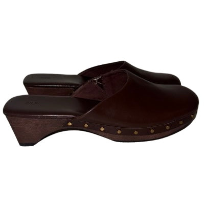 Zara Leather Clogs