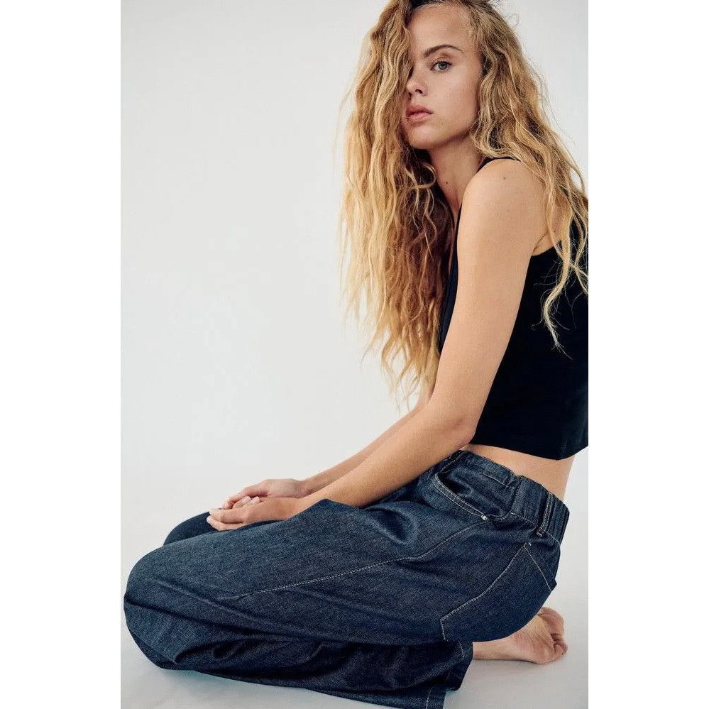 Zara Drawstring Jeans