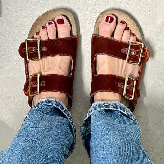 Prada Velvet Sandals