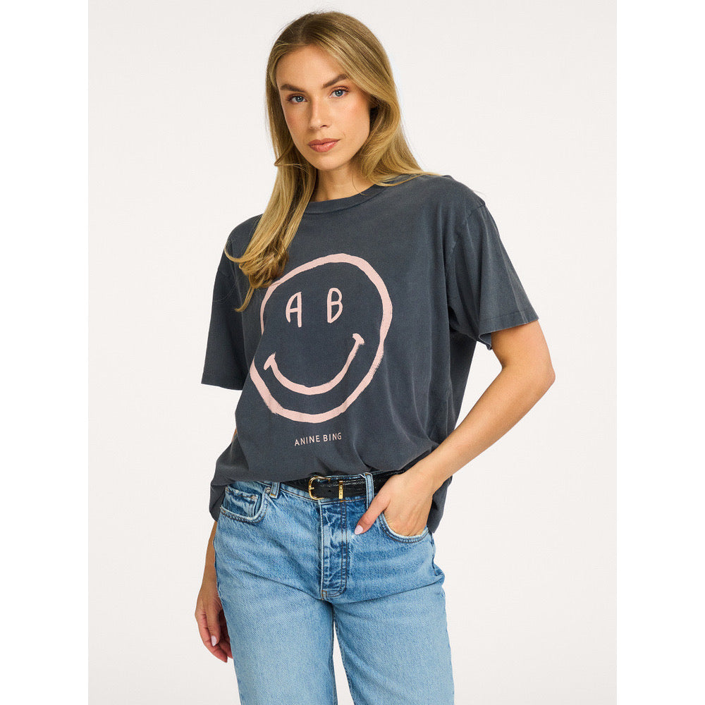 Anine Bing Smiley Tee