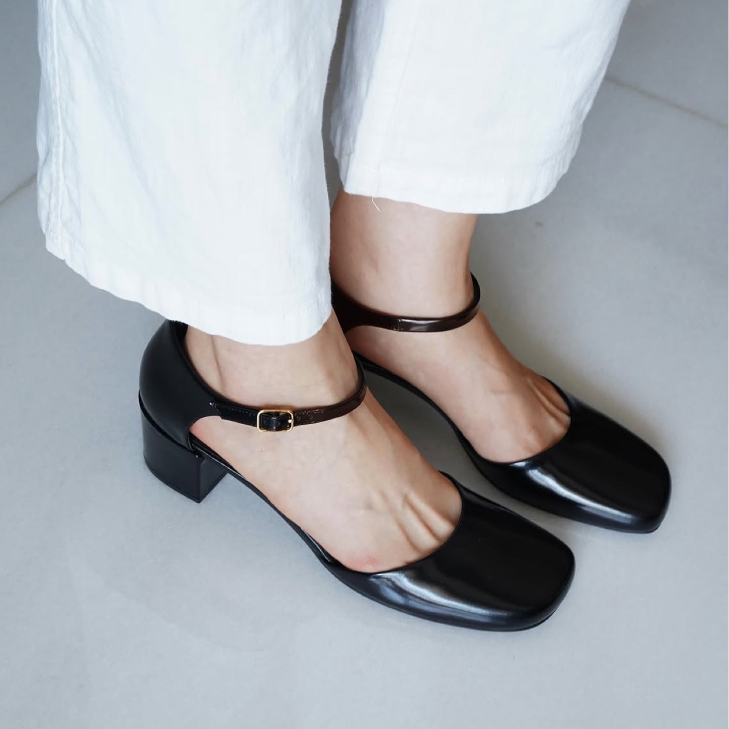 The Row Ankle Strap Pump