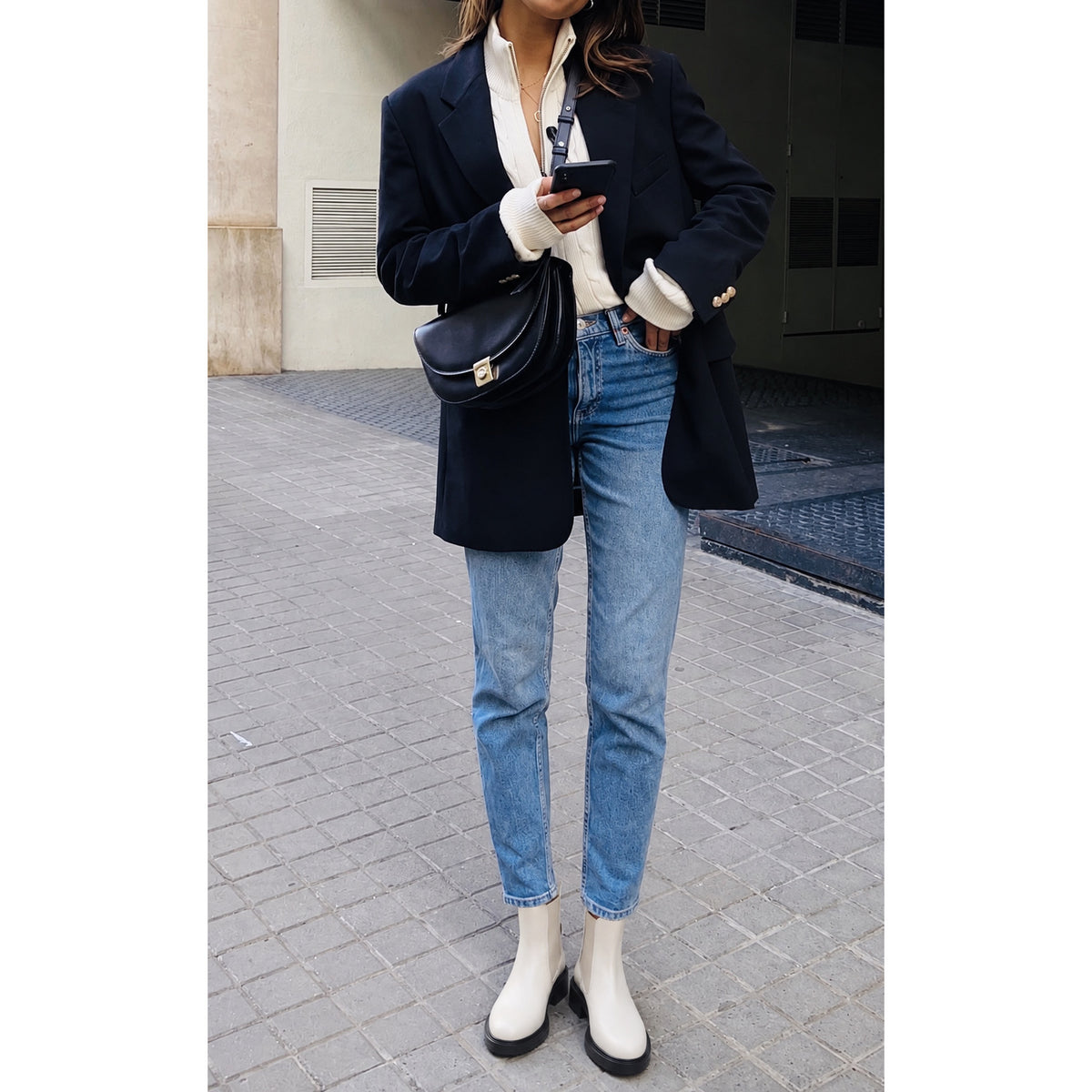 Aeyde Leather Chelsea Boots