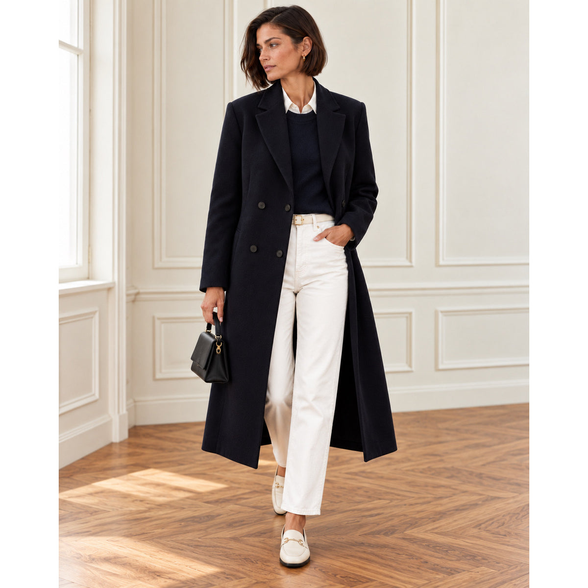 Theory Wool-Cashmere Coat