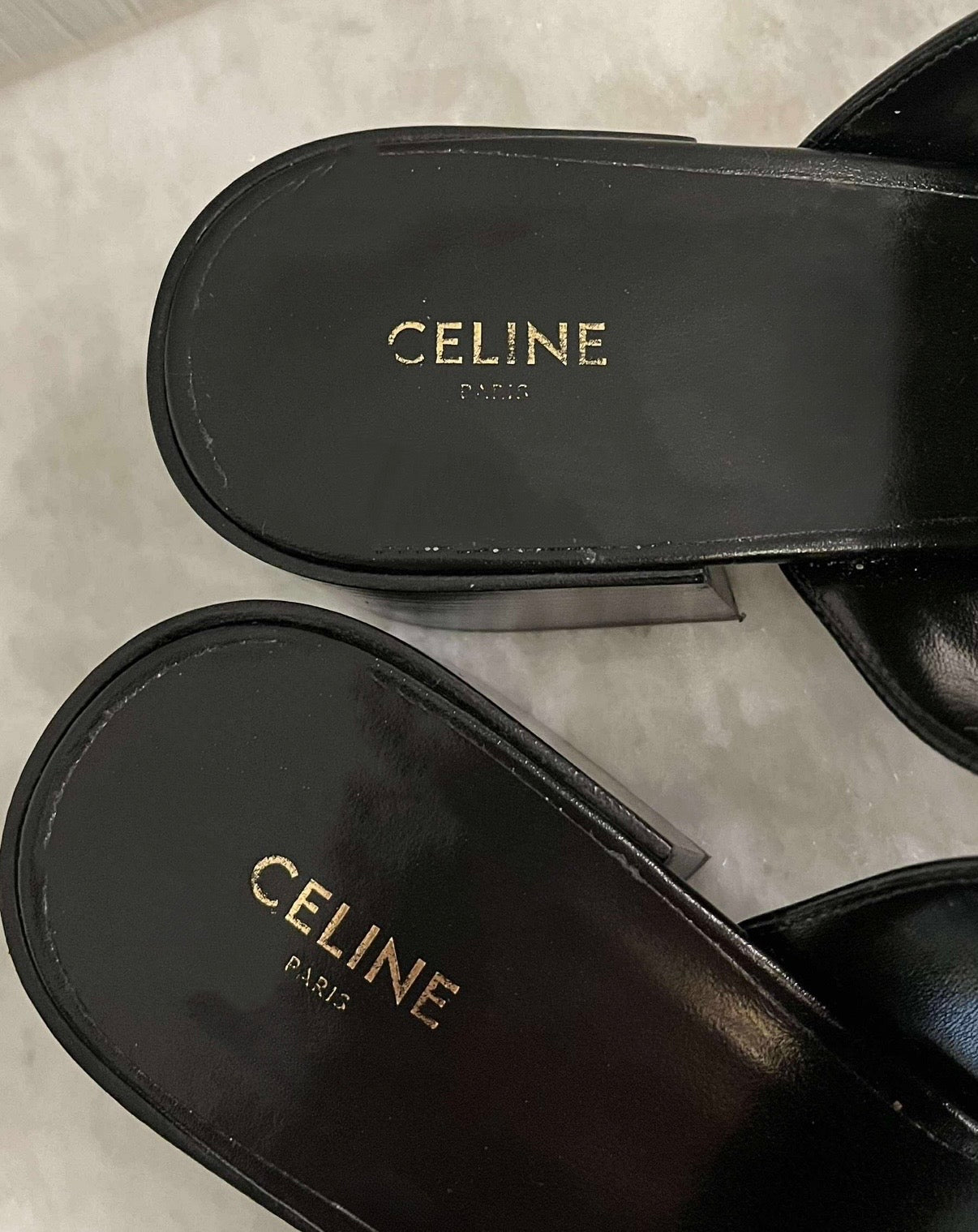 Celine Appoline Lambskin Mules