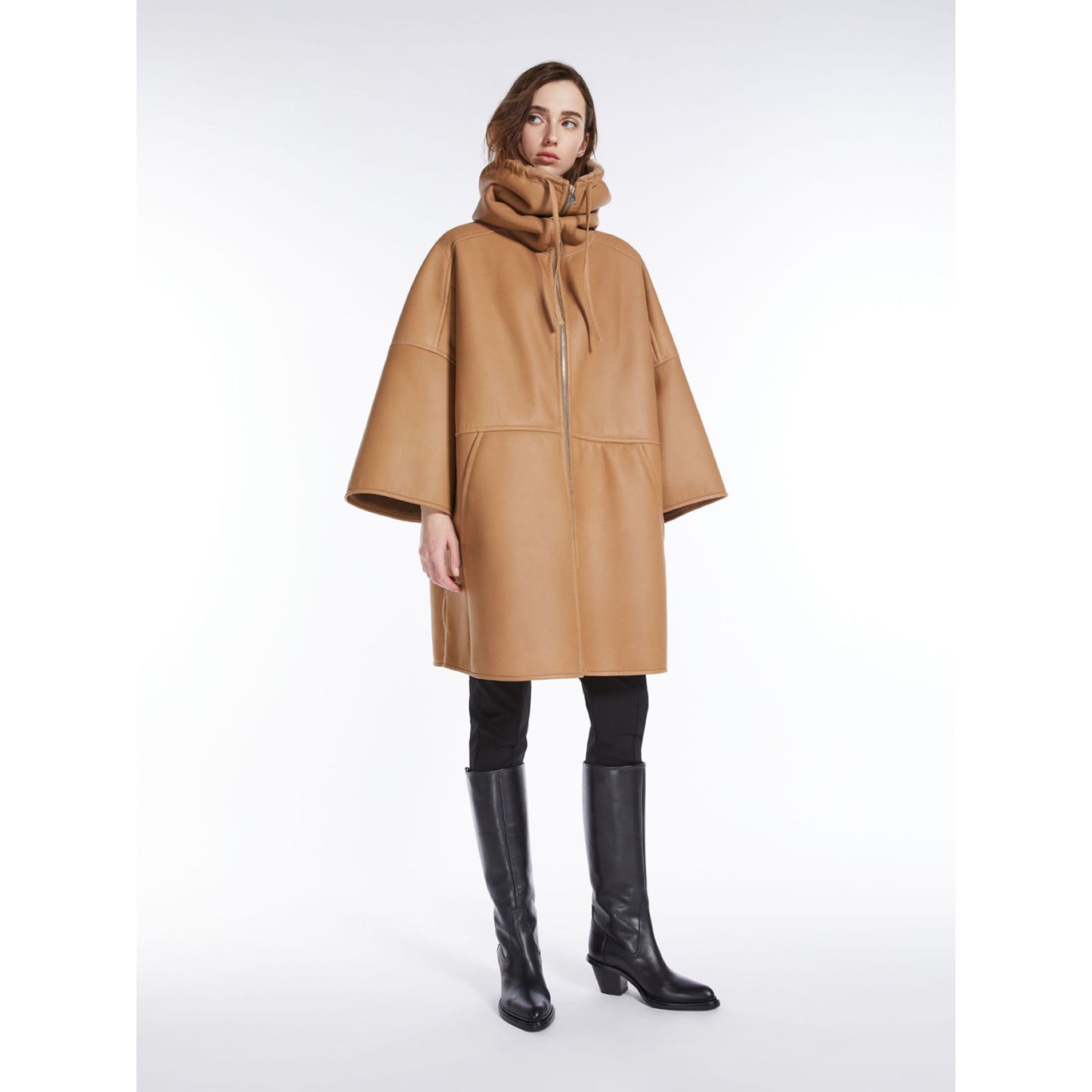 Max Mara Atelier Leather Coat