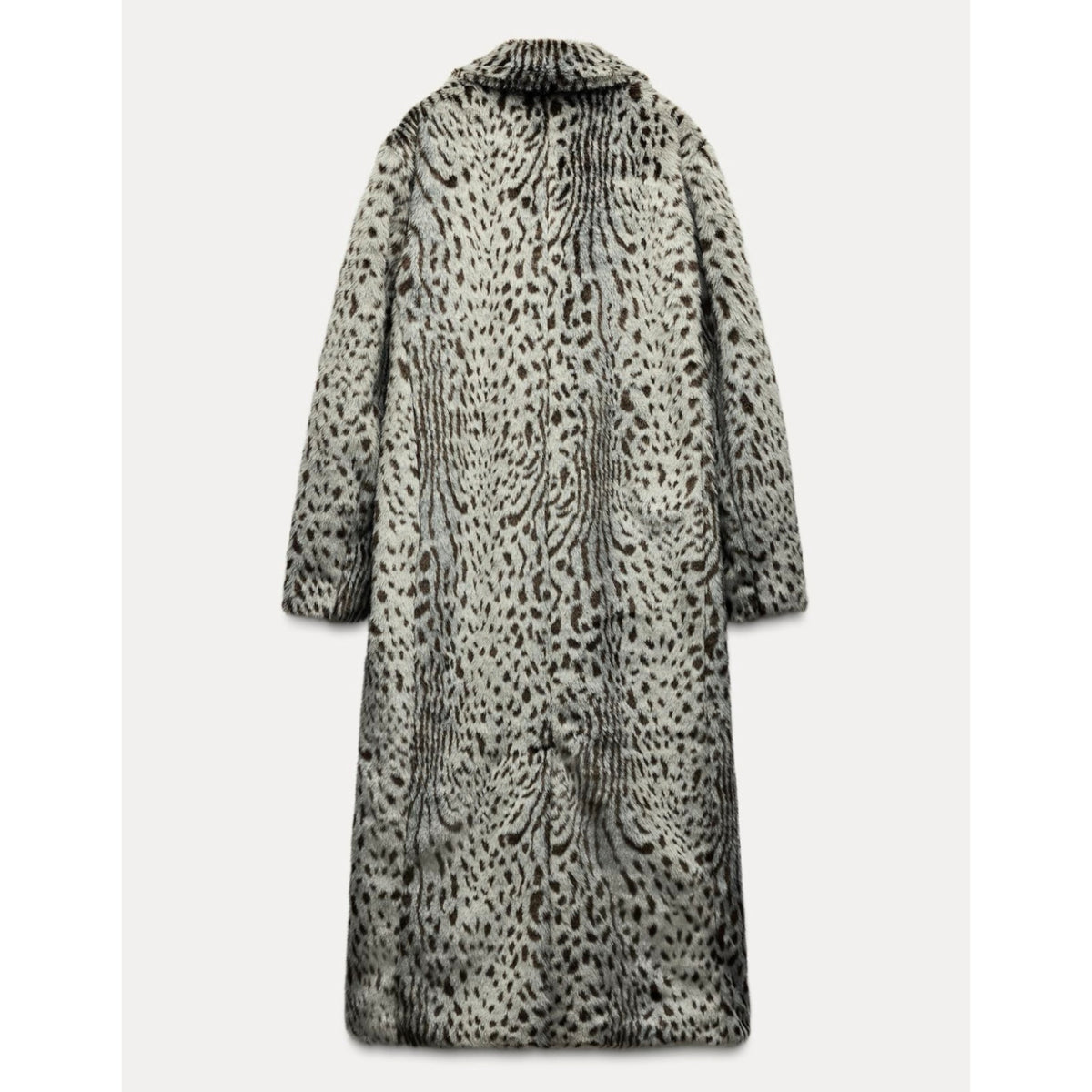 Zara Leopard Faux Fur Coat