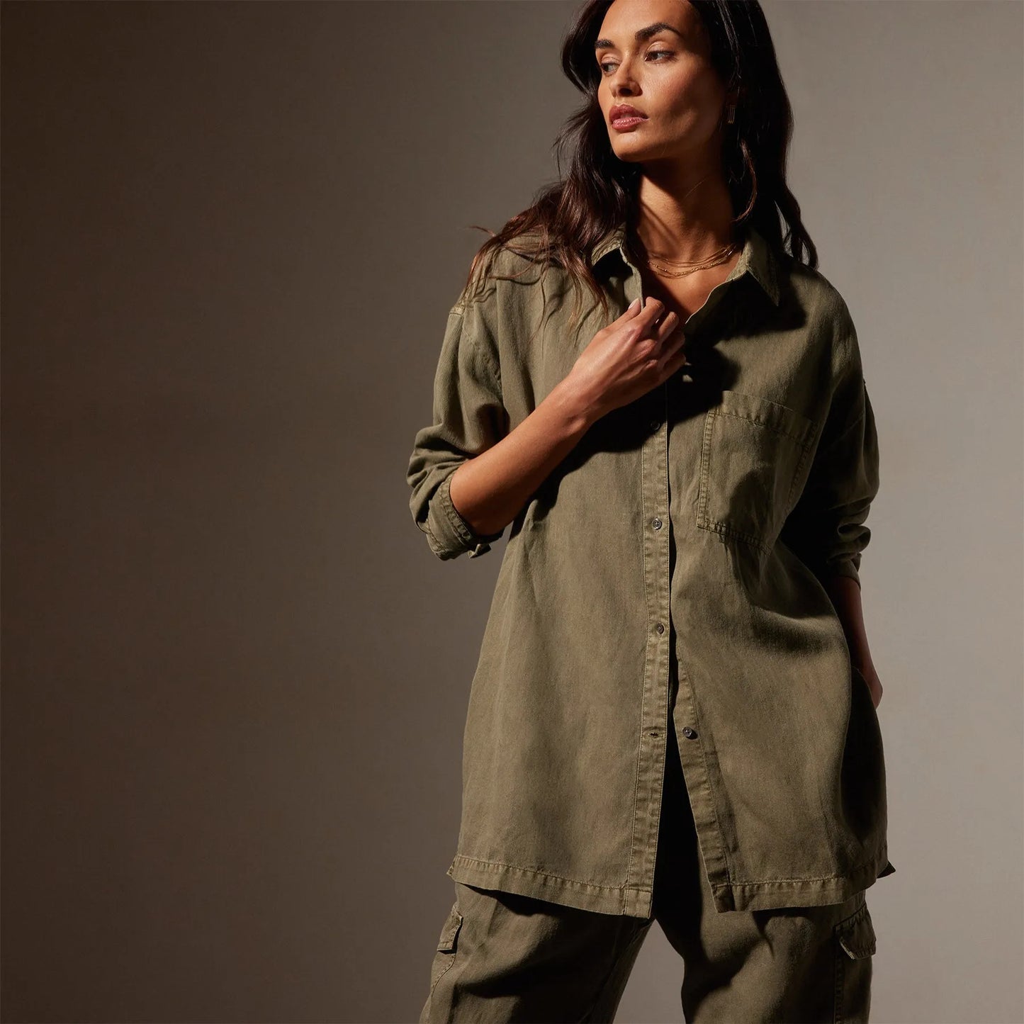 James Perse Cotton-Linen Shirt