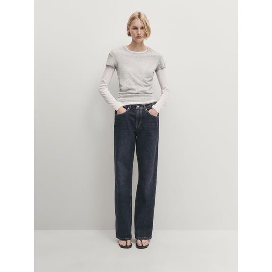 Massimo Dutti Grey Tee