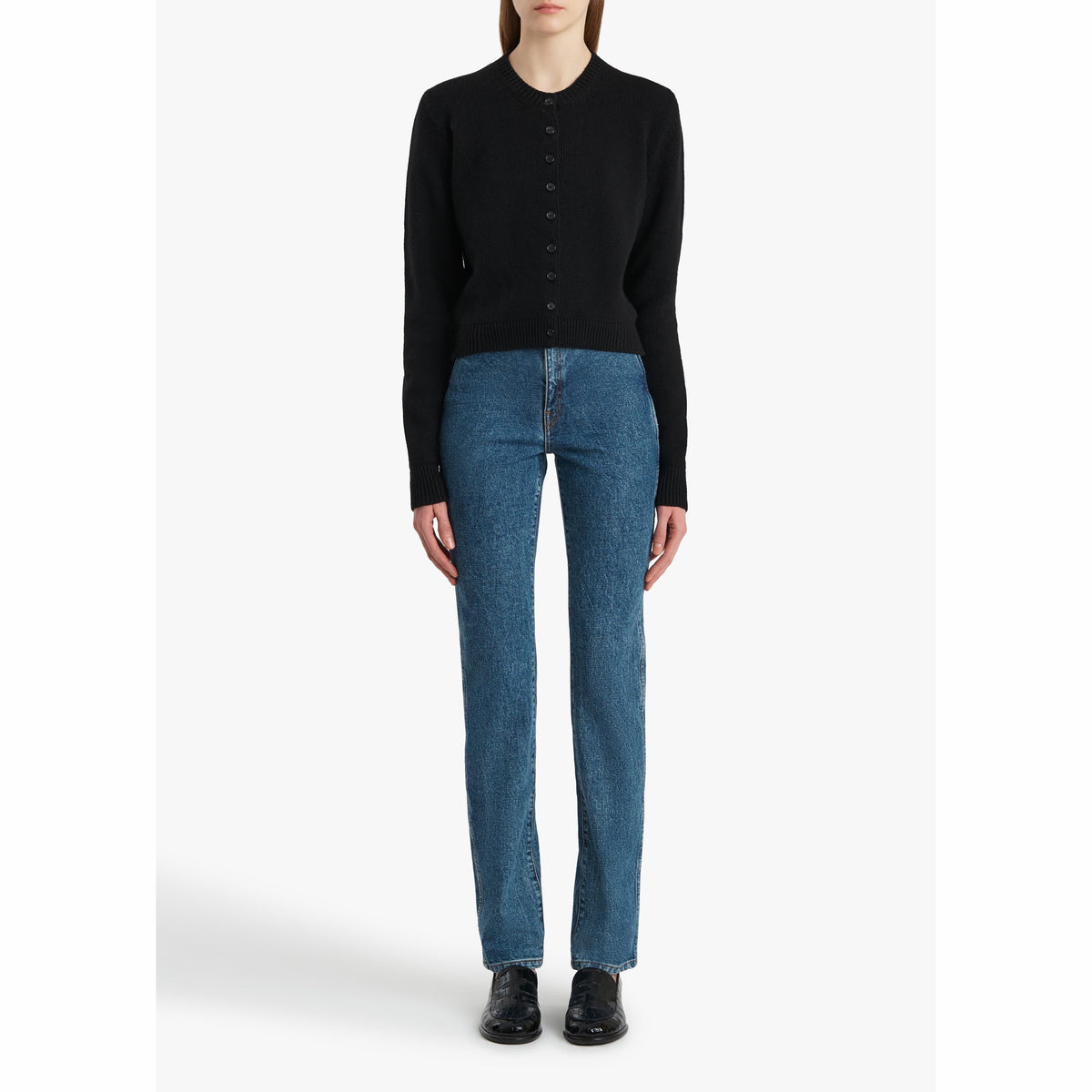 Khaite Straight Leg Jean