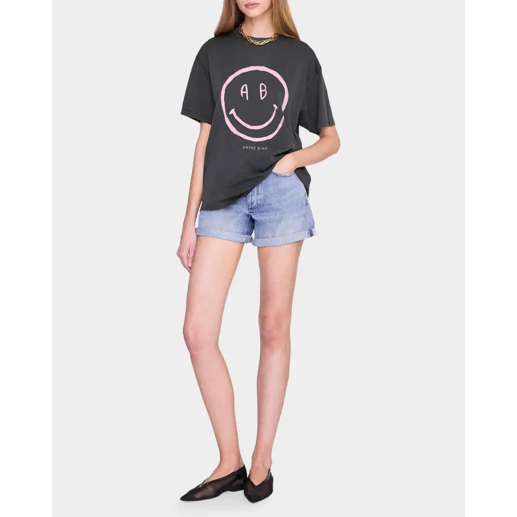 Anine Bing Smiley Tee