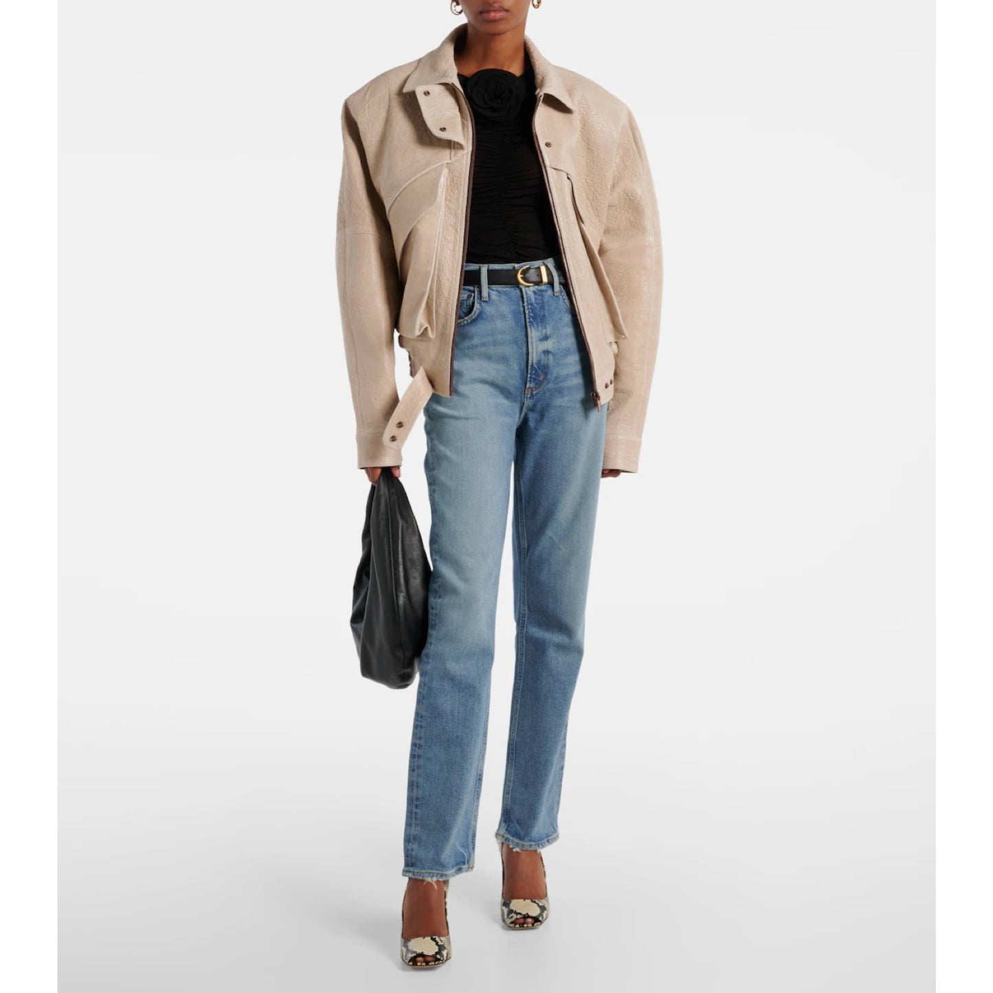 AGOLDE High Rise Stovepipe Jeans