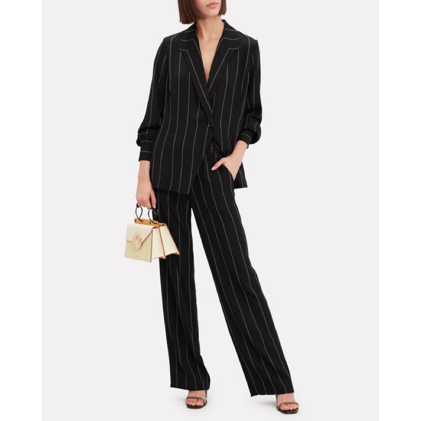 Anine Bing Pinstripe Suit