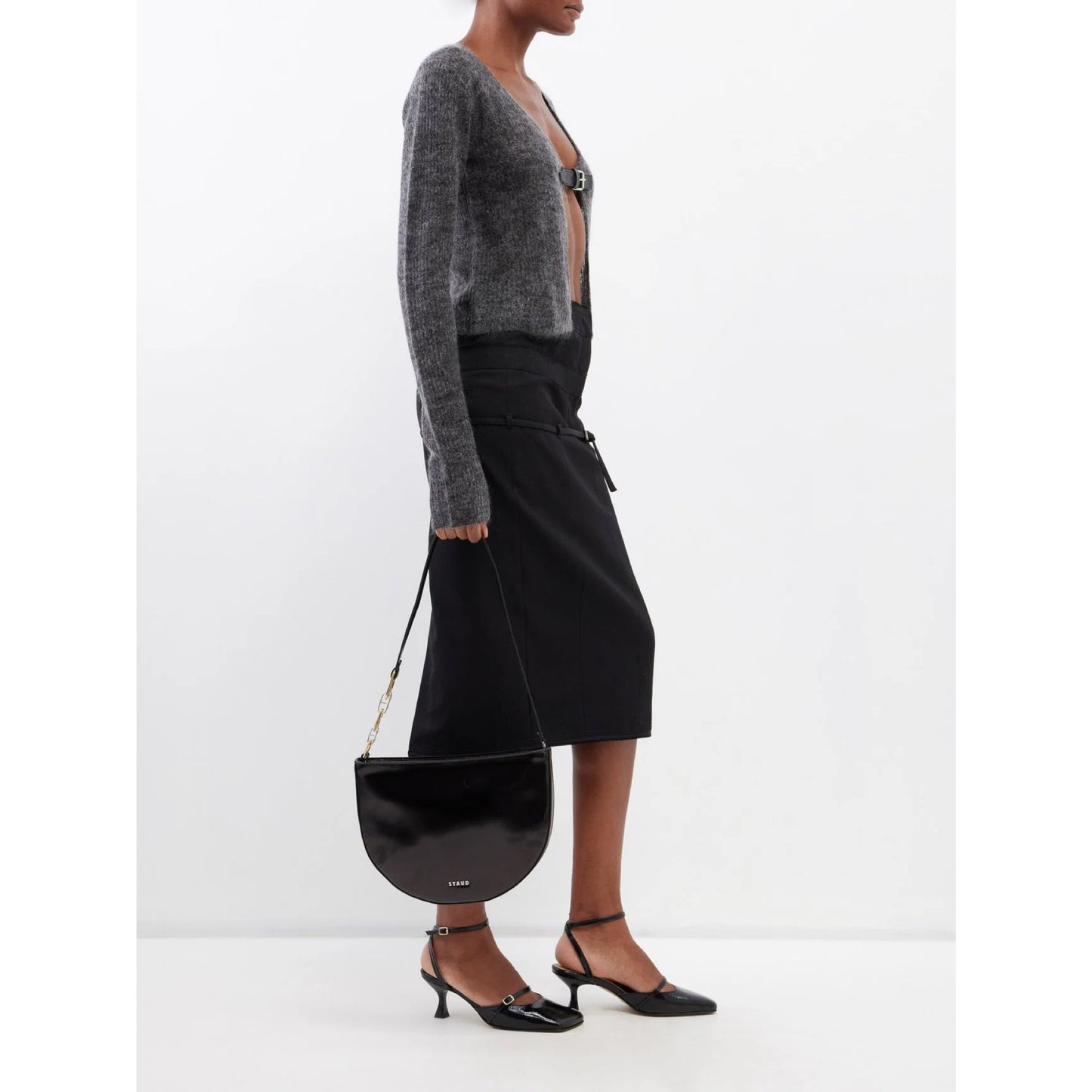 Staud Black Shoulder Bag
