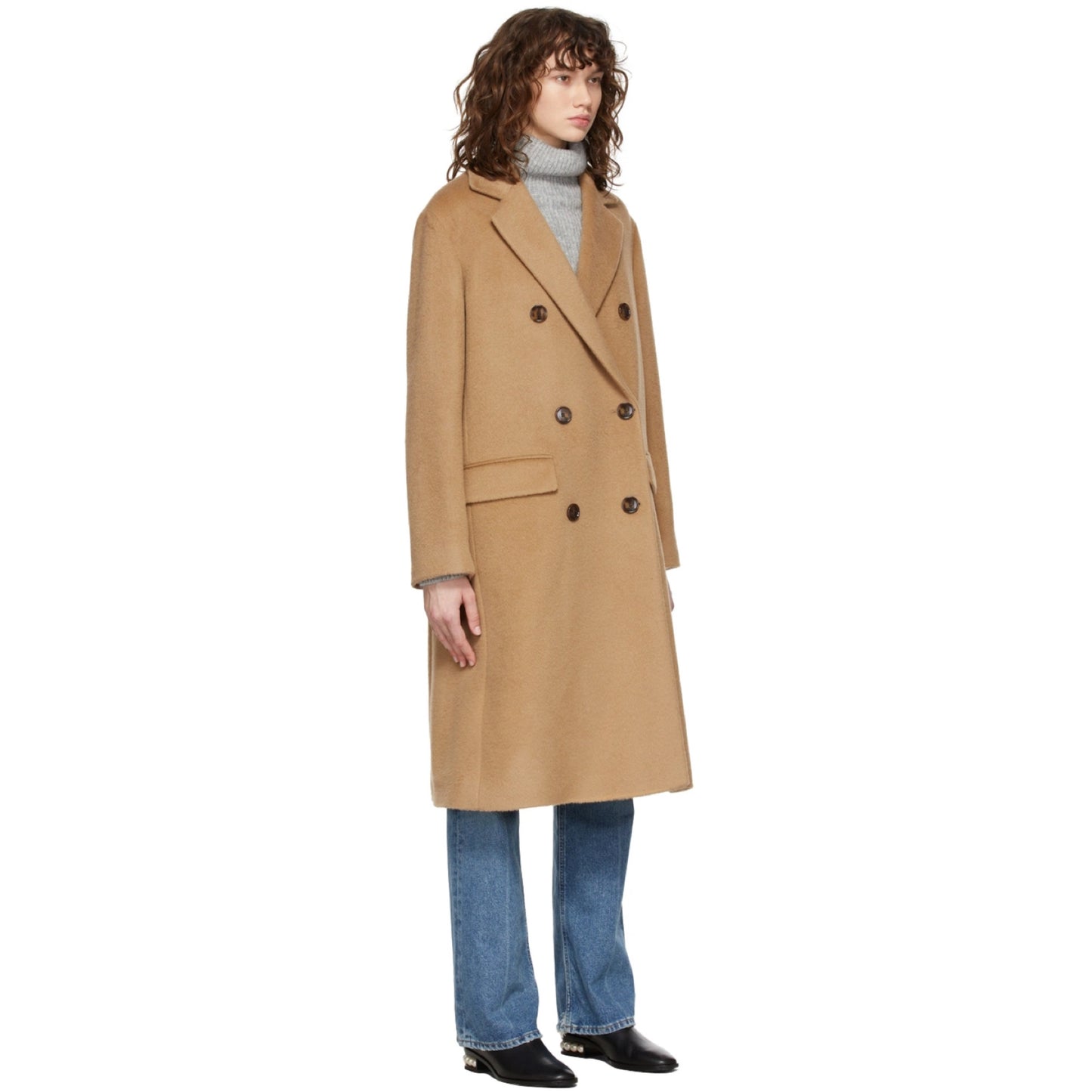 Boss Brushed Alpaca Coat