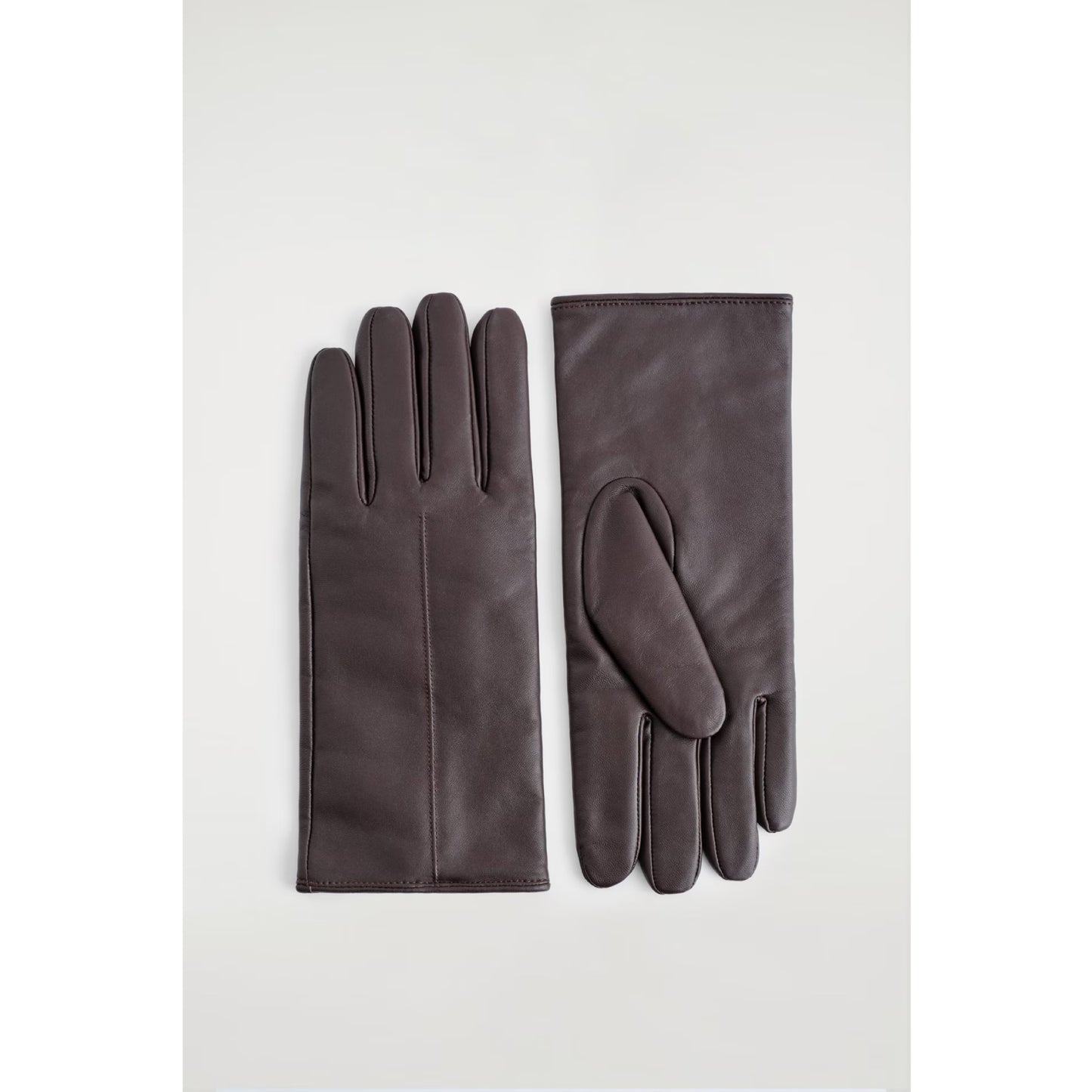 COS Cashmere Lined Leather Gloves