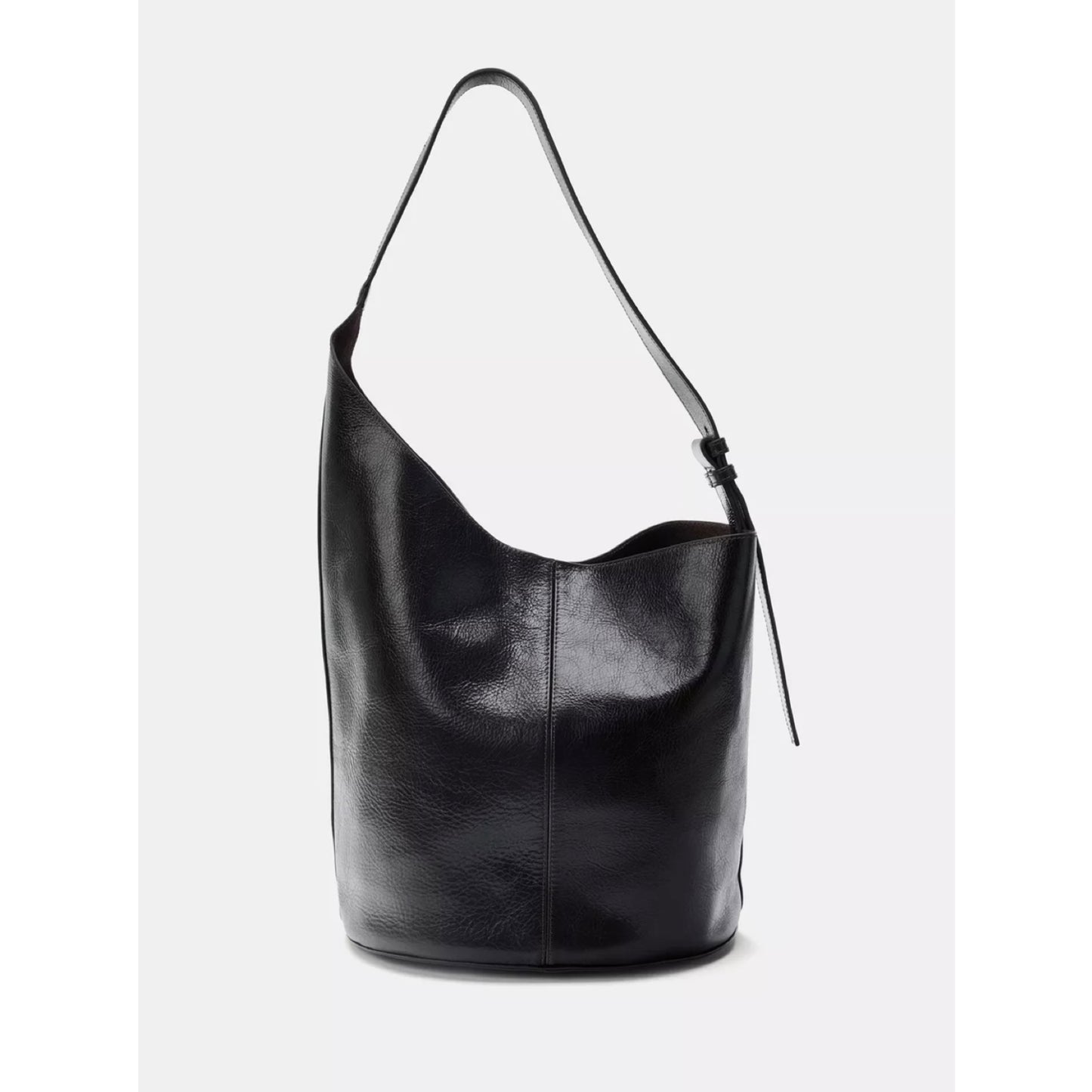 Zara Asymmetric Leather Shoulder Bag