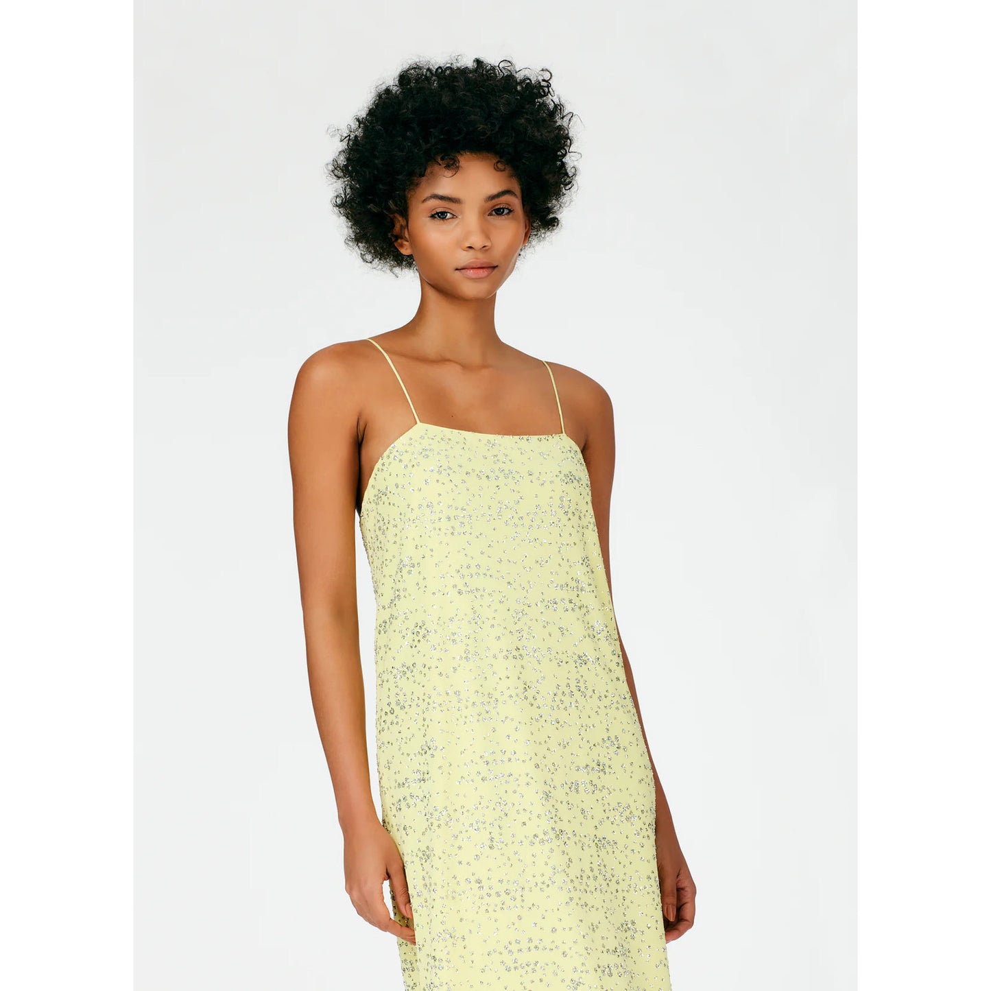 Tibi Scintilla Slip Dress