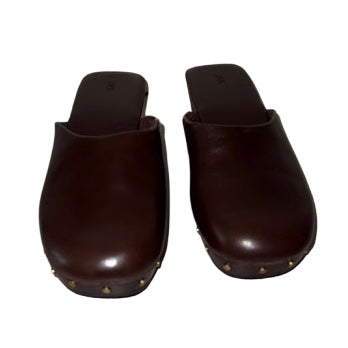 Zara Leather Clogs