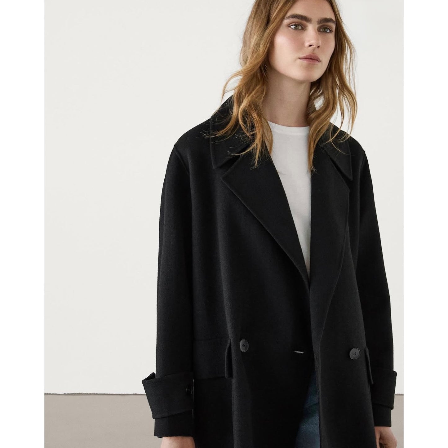 Massimo Dutti Wool Blend Coat