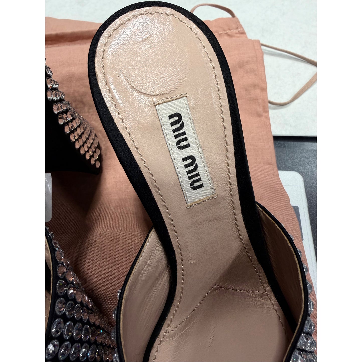 Miu Miu Embellished Heels
