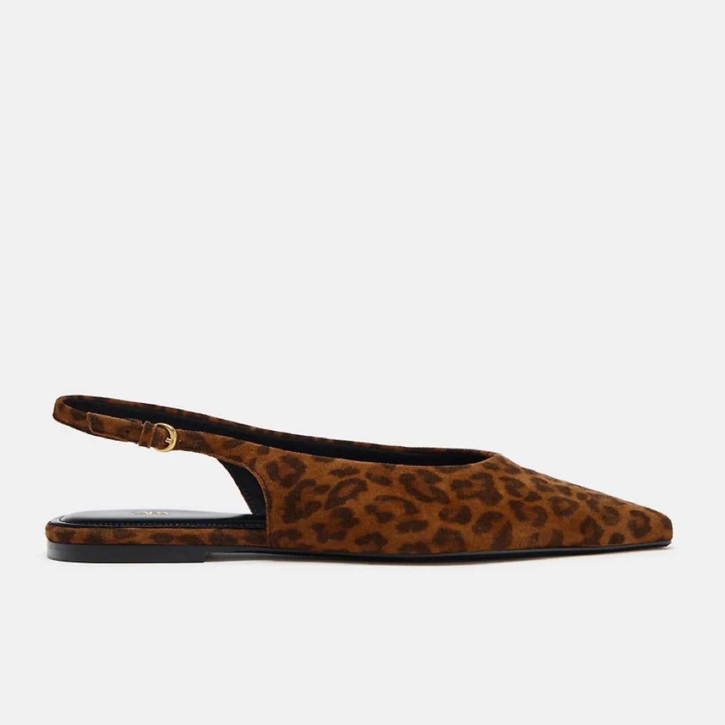 Zara Leopard Flats