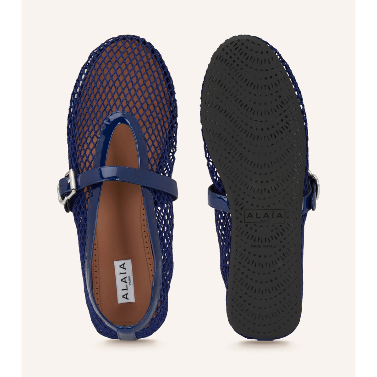 Alaia Fishnet Flats in Fishnet