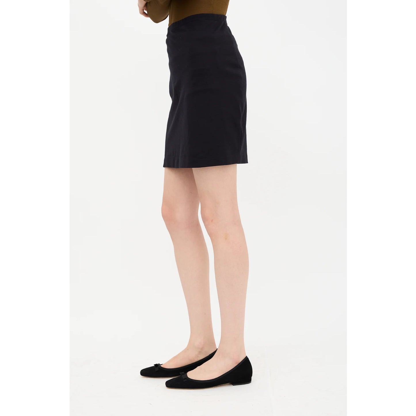 The Row Black Skirt