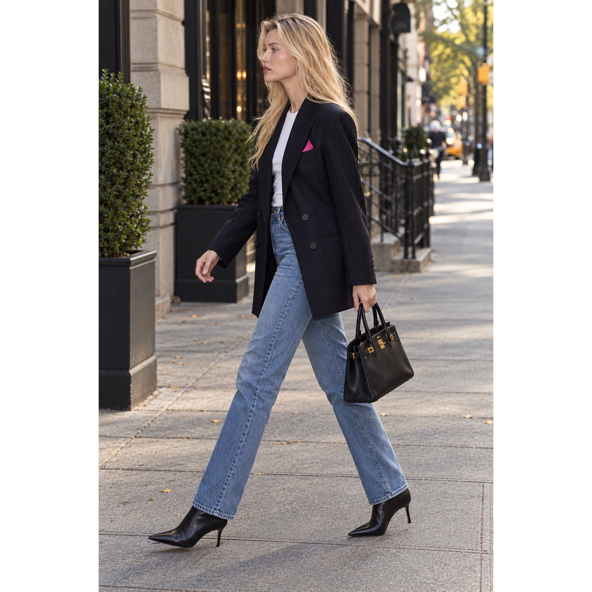 Sandro Pinstripe Blazer