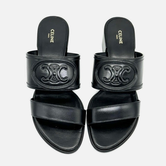 Celine Appoline Lambskin Mules