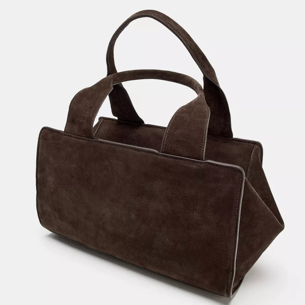 Zara Suede Shoulder Bag