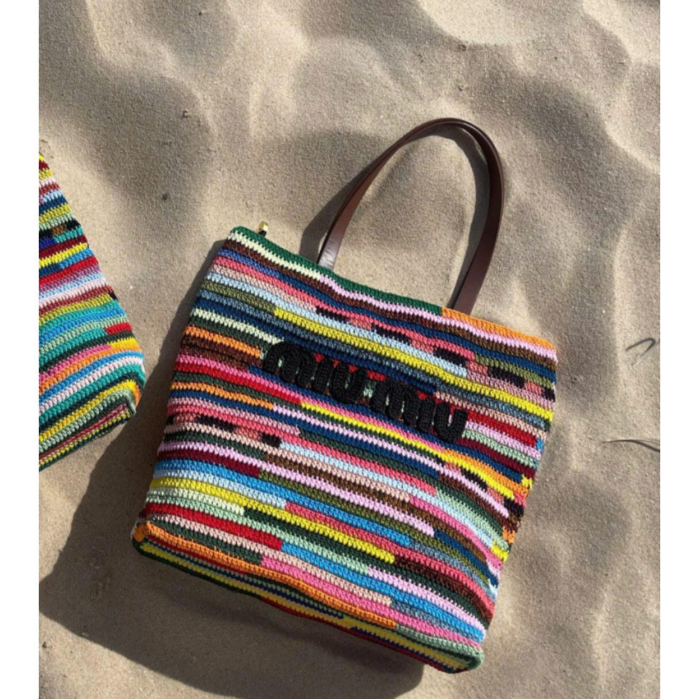 “Miu Miu” Crochet Shoulder Bag