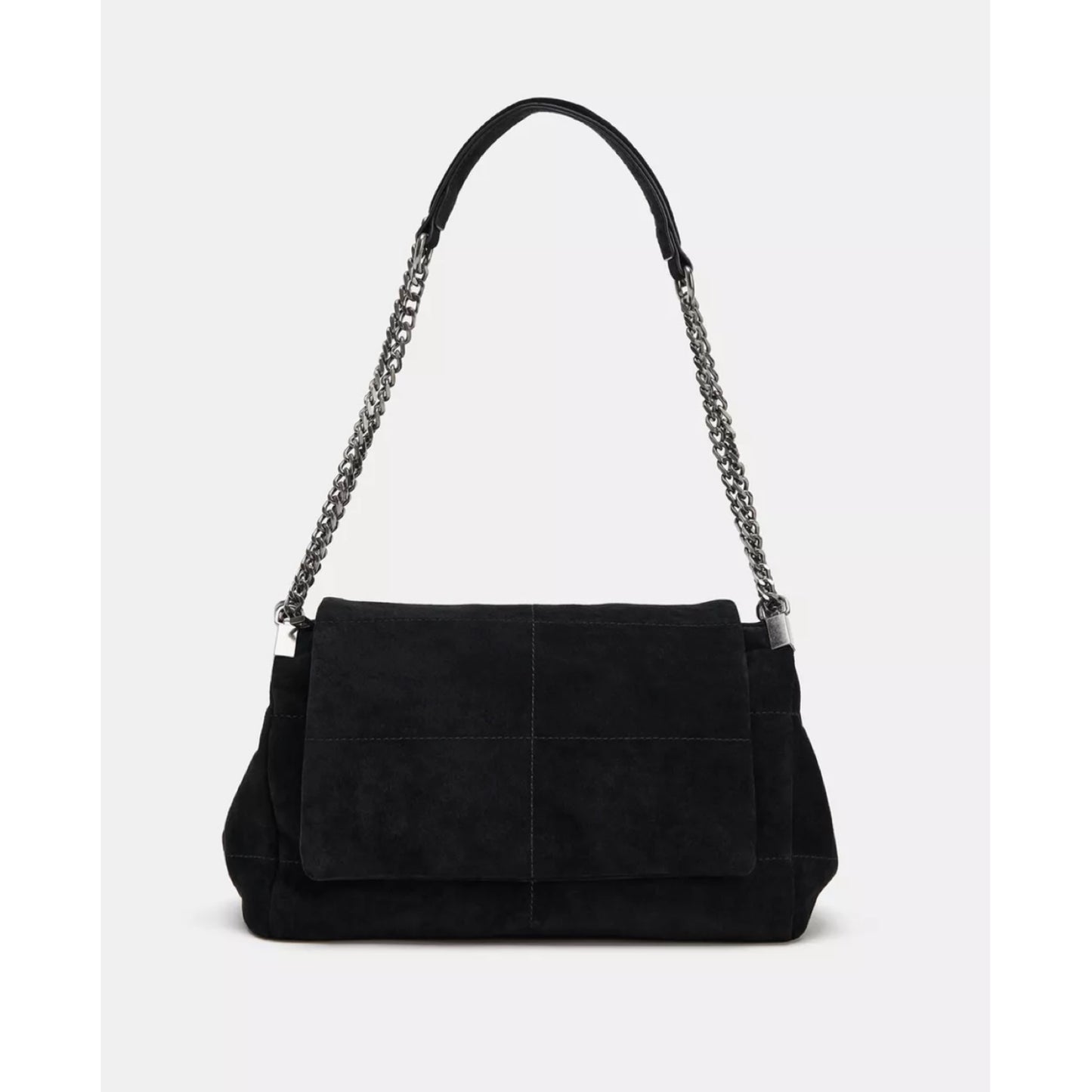 Zara Black Suede Shoulder Bag