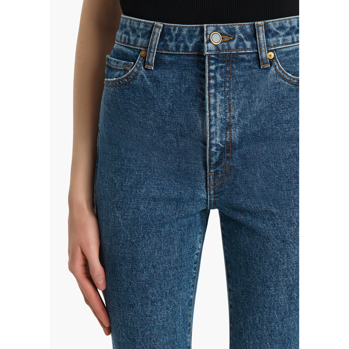 Khaite Straight Leg Jean