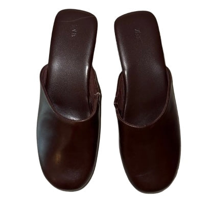 Zara Leather Clogs