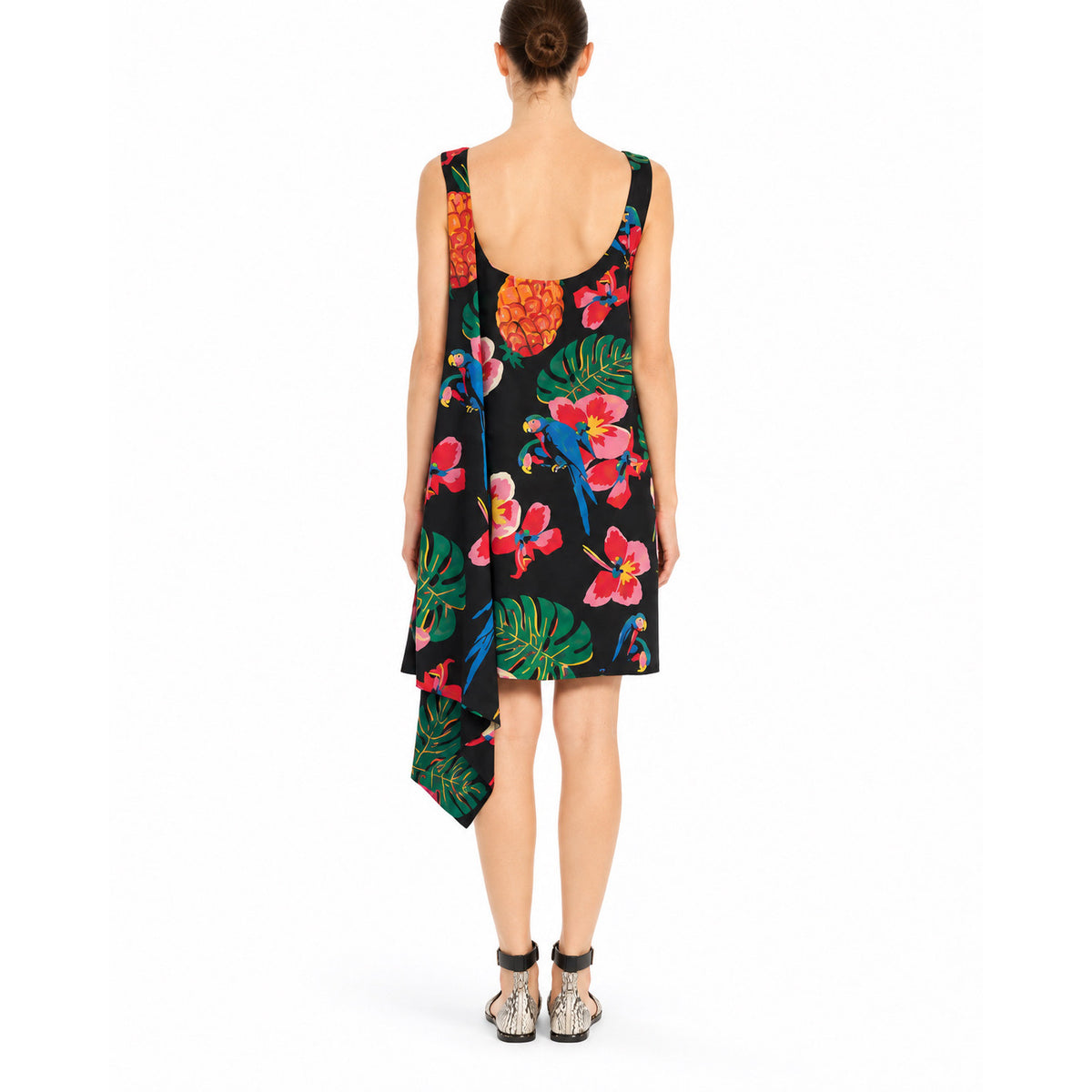 Valentino Printed Silk Dress