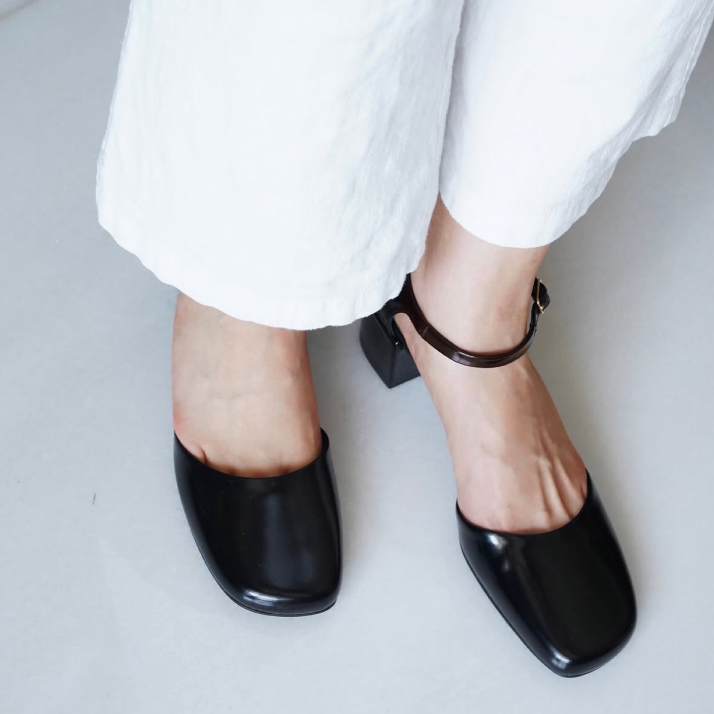 The Row Ankle Strap Pump