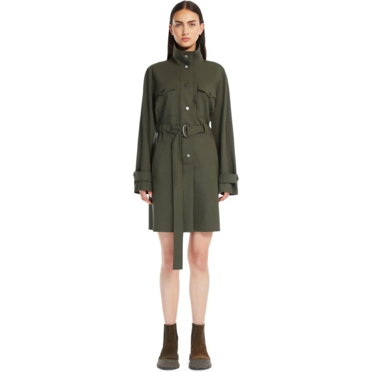 Max Mara Stand Collar Dress