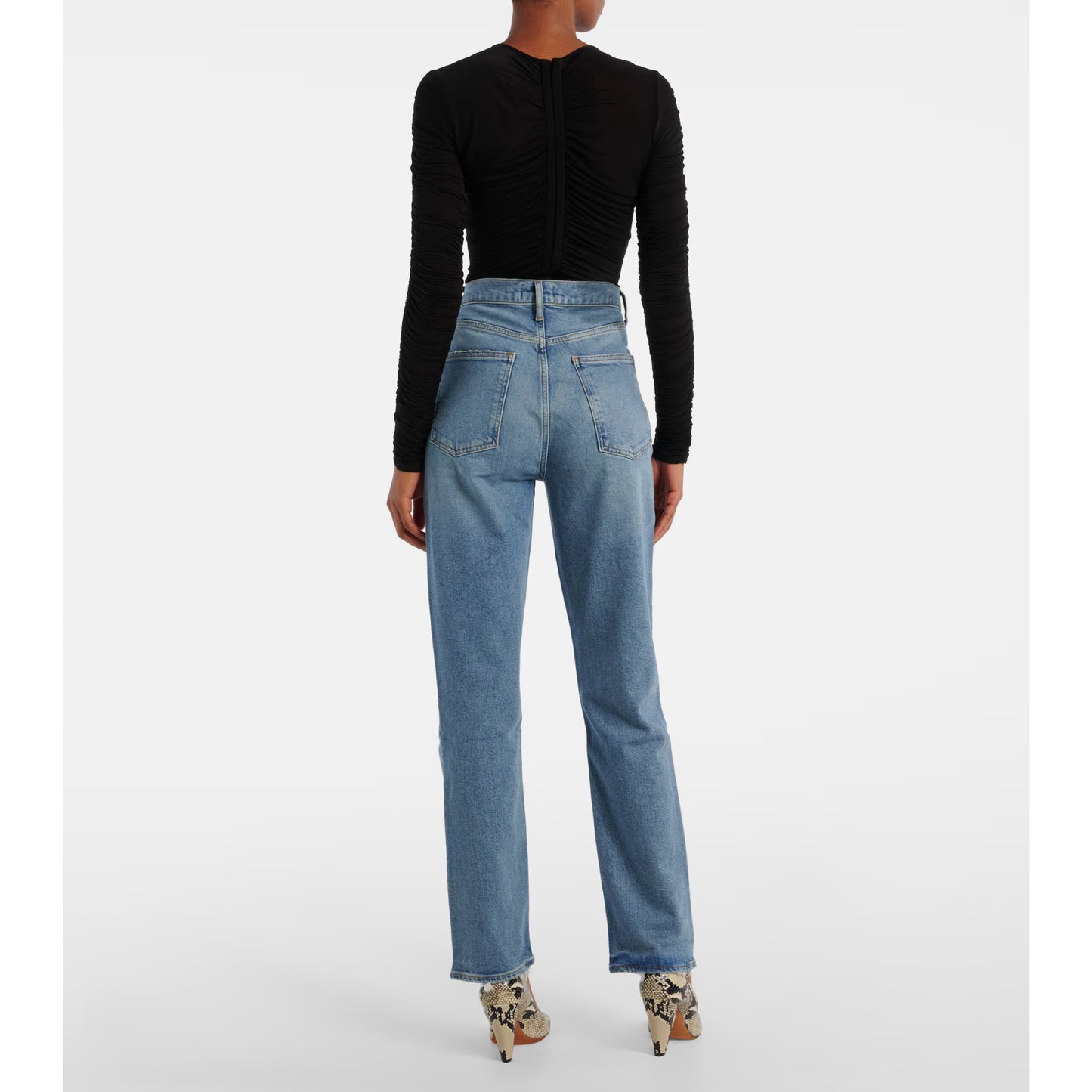 AGOLDE High Rise Stovepipe Jeans