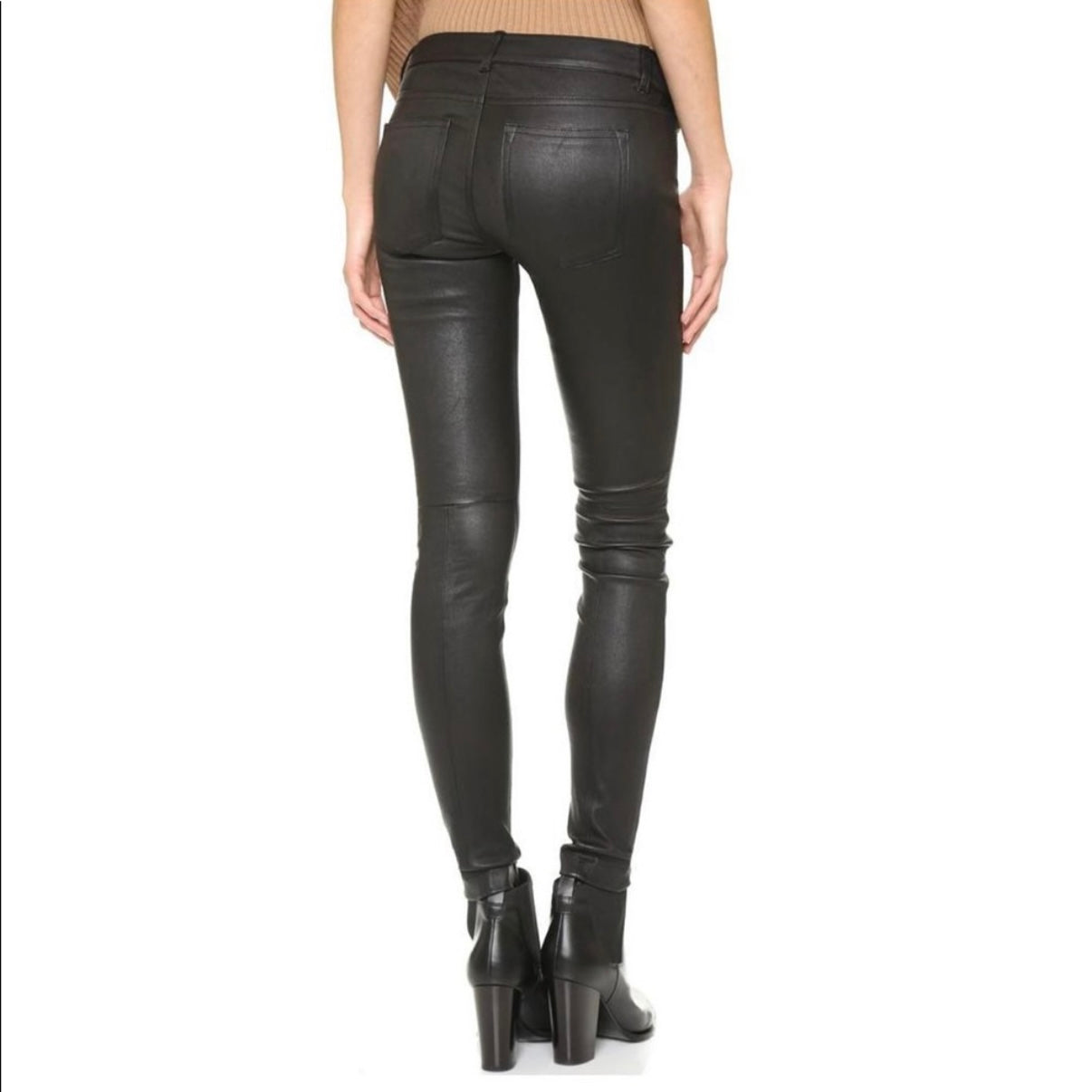 Vince Brown Leather Pants